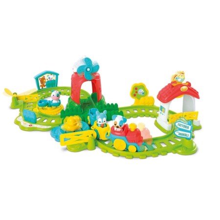 Baby Clementoni - Tren Interactiv Cu Animalute De La Ferma Clementoni - 1
